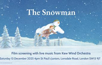 The Snowman concert flyer