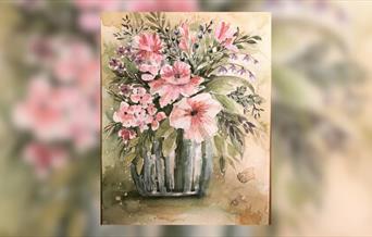 Landmark Arts Centre Floral Painting
