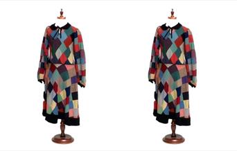 Patchwork dress from collection