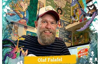 Olaf Falafel at Barnes Children's Literature Festival