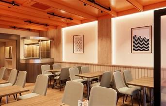 Orange Thai Kitchen Interior