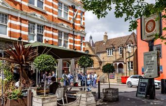 Side shot of Orange Tree Hotel