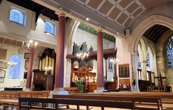 Interior of St Mary Magdalene Church