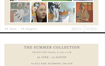 Flyer for P&P's Summer Collection