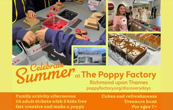 montage summer visit at the poppy factory