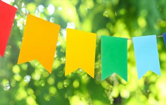 colourful bunting