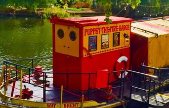 A Floating Theatre on the canals of London by Antonio Escalante