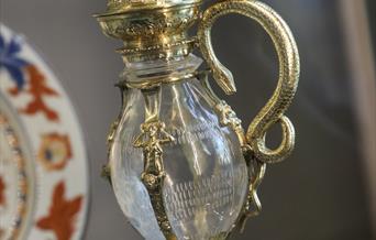 Rock Crystal Ewer mounted in silver-gilt, 1557-1558. The Schroder Collection.