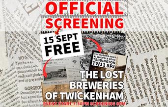 The Lost Breweries of Twickenham – Updated Cut Screening at The Masons Arms