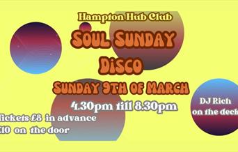 Soul Sunday with DJ Rich on the Decks