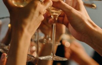 champagne glasses