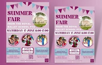 Royal Ballet School Summer Fair Poster