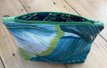 Zipped toiletries bag