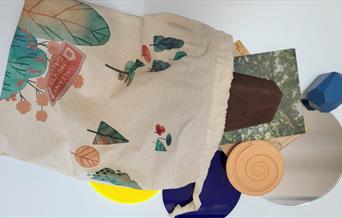 Touch, hear and see with our sensory bags for families