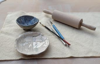 Two ceramic pots