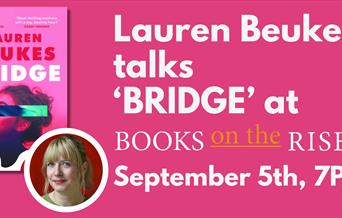 Picture of event banner of Lauren Beukes BRIDGE discussing on September 5th at 7PM