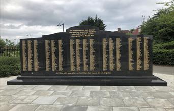 Finchley War Memorial including Private Parr's name