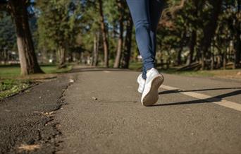 A person walking