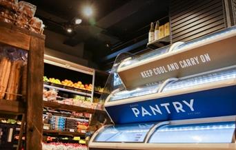 Interior shot of Barnes Pantry