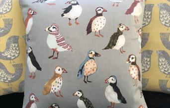 Handmade cushion cover