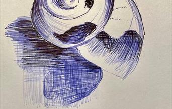 Hand drawn shell