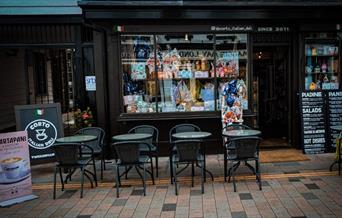 A front shot of corto italian deli