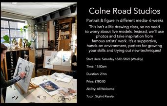 Portrait & Figure drawing workshop in Twickenham