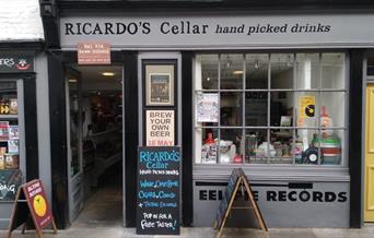 front shot of ricardo's cellar