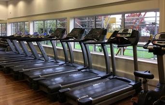 Interior shot of Shene fitness centre