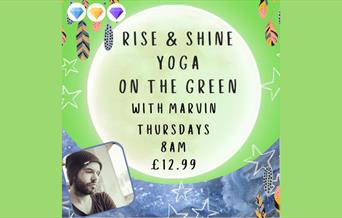 Yoga on Twickenham Green with Marvin