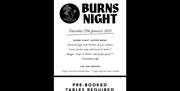 Abercorn Burns Night