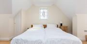 Interior shot of Bushy Park Lodge's bedroom