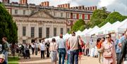 Hampton Court Food Festival People Outside Hampton Court Palace
