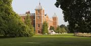 A side shot of Osterley Park and House