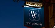 the watermans arms logo