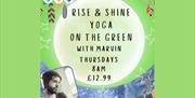 Yoga on Twickenham Green with Marvin