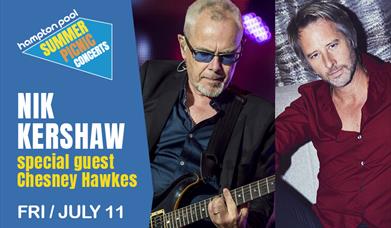 Hampton Pool Concert with Nik Kershaw and Chesney Hawkes on Friday 11 July