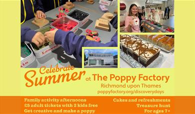 montage summer visit at the poppy factory