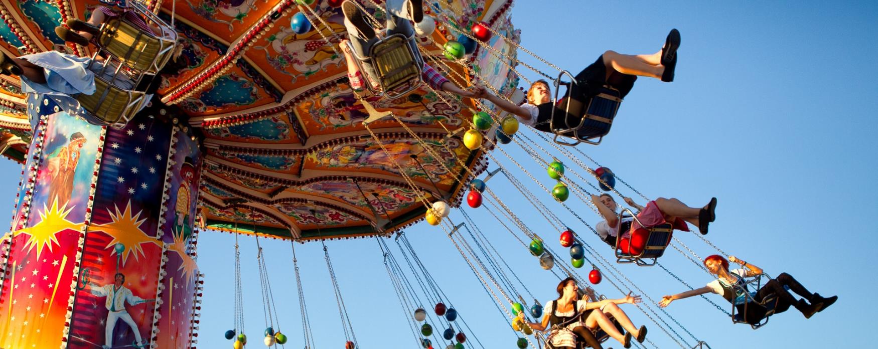 An image of people enjoyingt the fair in Richmond