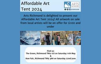 Arts Richmond Affordable Art Tent