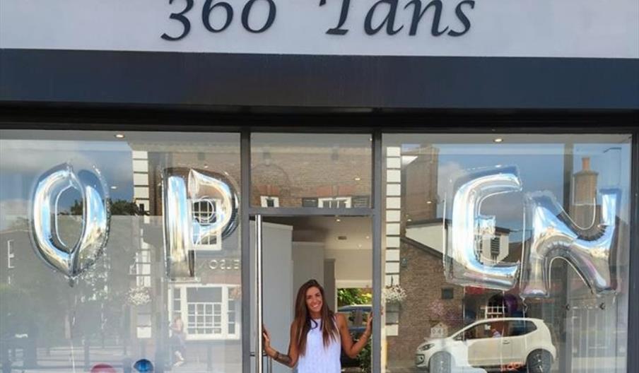 Picture of 360 Tans owner and beauty salon