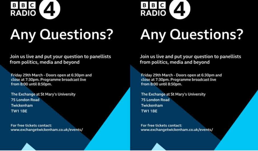 BBC Radio 4’s Any Questions?