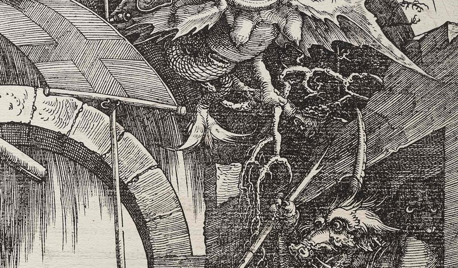 Albrecht Dürer, The Harrowing of Hell – Christ in Limbo, The Large Passion, Germany, 1510. Courtesy of The Schroder Collection.