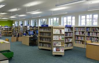 Interior of Ham Library