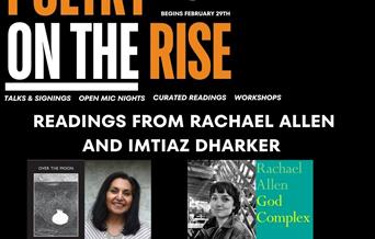 Poetry on the Rise: Readings from Rachael Allen and Imtiaz Dharker