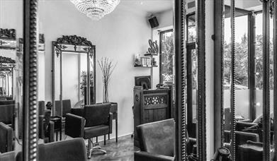 Interior shot of the Rock & Fairy hair salon