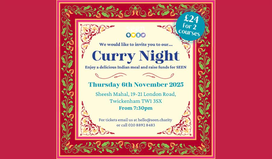 Seen Charity: Our Famous Curry Night Seen Charity: Our Famous Curry Night