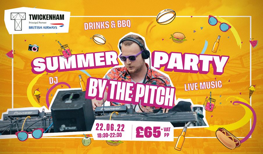 Twickenham Stadium Summer Party by the Pitch