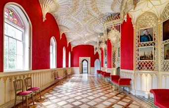 Interior shot of Strawberry Hill House