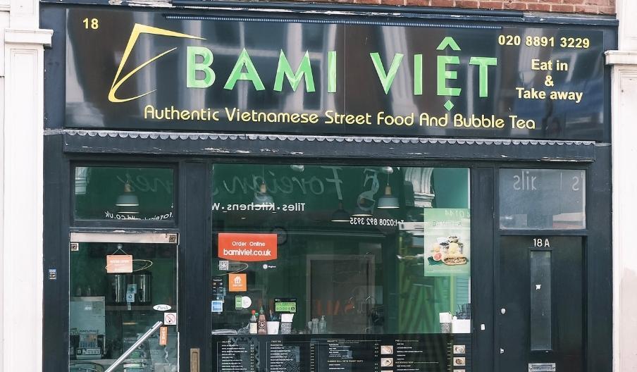 A front shot of Bami Viet restaurant